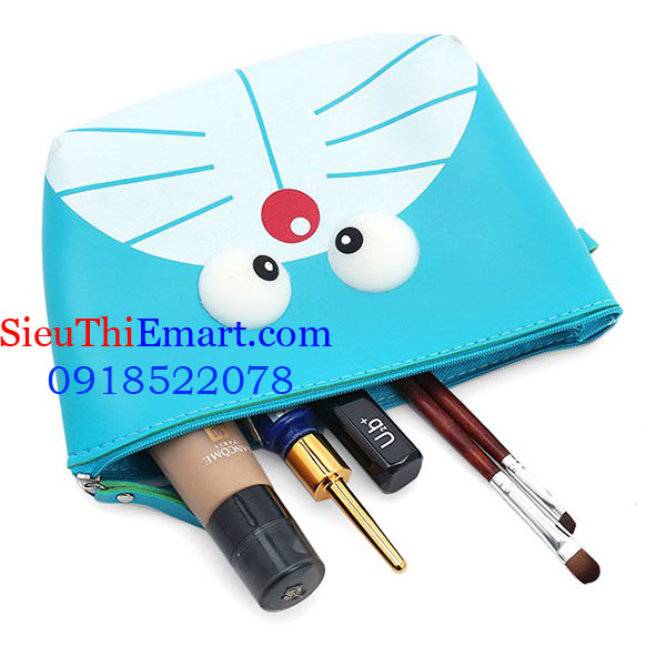 Túi Đựng Mỹ Phẩm Cầm Tay Silicon Hoạt Hình