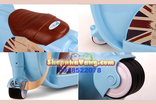 Vali Kéo Hình Xe Vespa Royalcare Ngộ Nghĩnh NV13