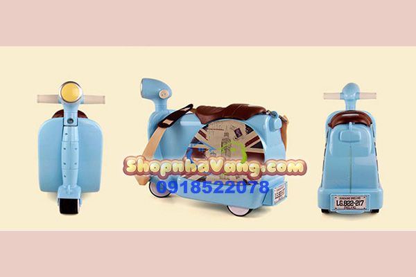 Vali Kéo Hình Xe Vespa Royalcare Ngộ Nghĩnh NV13
