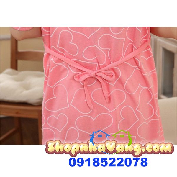 Váy Bầu Cho Con Bú Sau Sinh Hình Trái Tim NV180