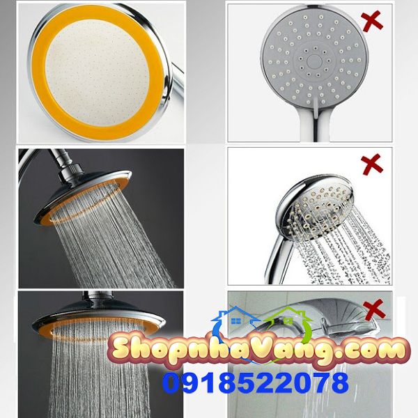 Vòi Sen Tăng Áp Cỡ Lớn Rangos NV140