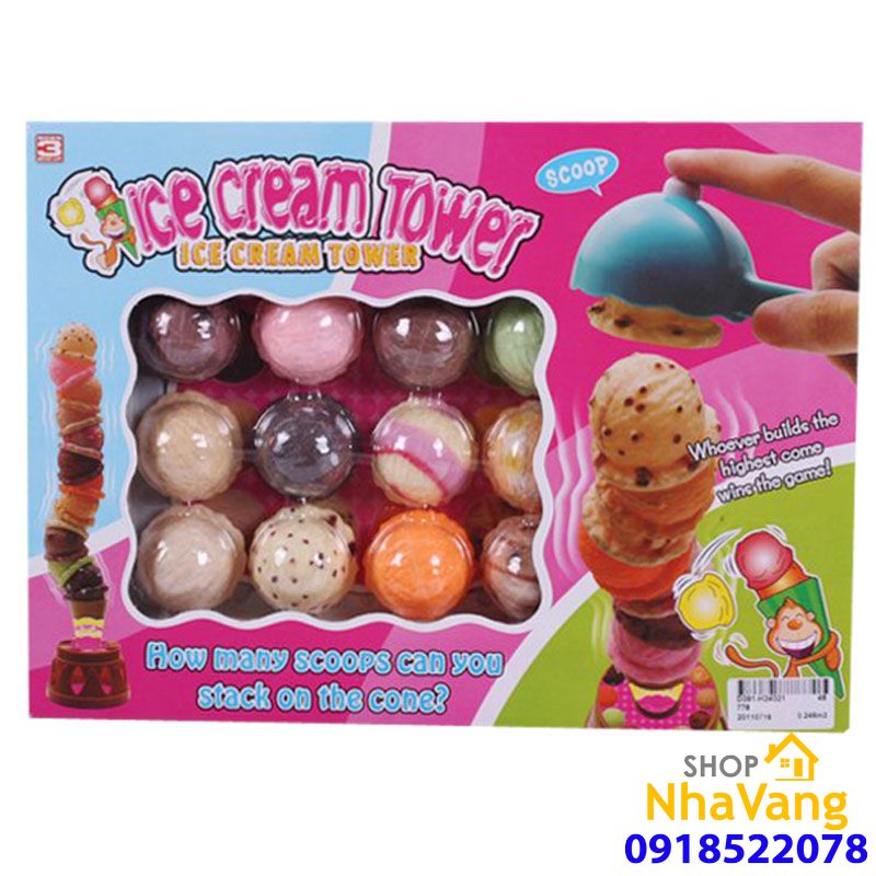 Bộ Đồ Chơi Làm Kem Ice Cream Tower NV455