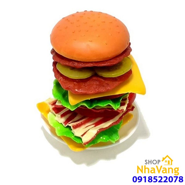 Bộ Đồ Chơi Mô Hình Bánh Hamburger Cho Bé NV456