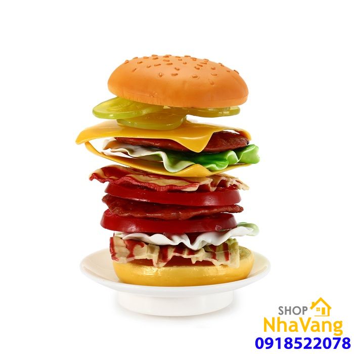 Bộ Đồ Chơi Mô Hình Bánh Hamburger Cho Bé NV456