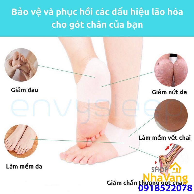 Combo 2 Miếng Bảo Vệ Gót Chân NV457