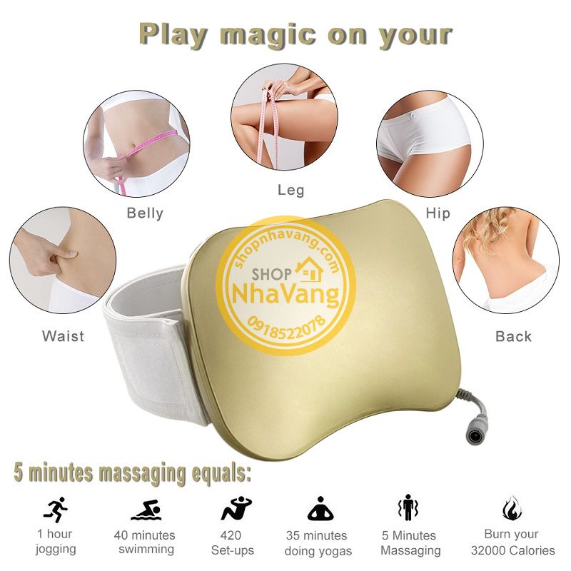Đai Rung Massage Eo Bụng NV405