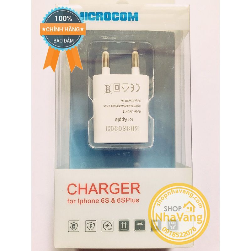 Sạc iPhone iPad Chính Hãng Microcom NV423