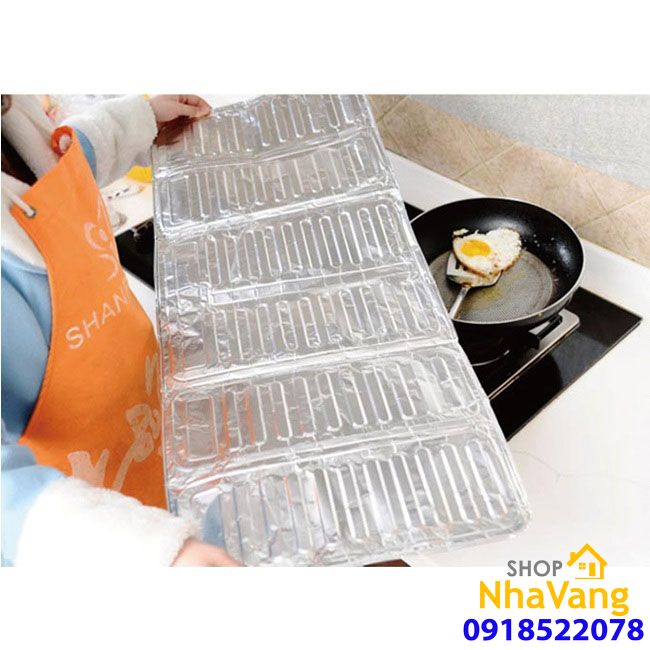 Tấm Chắn Dầu Mỡ Mạ Bạc NV446
