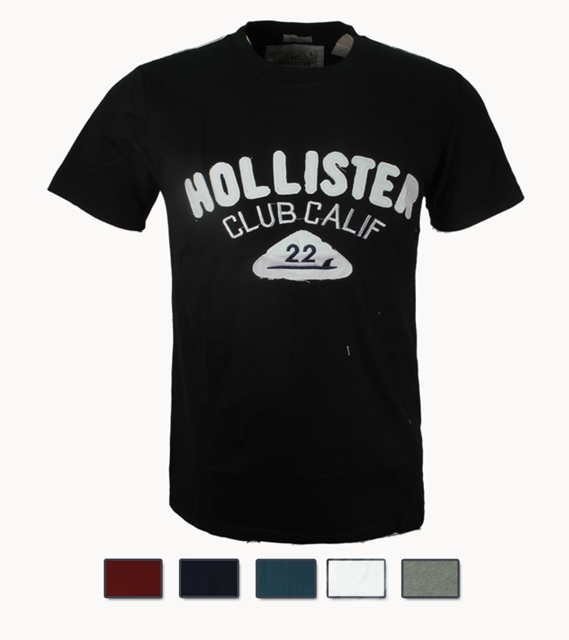 áo thun nam hollister thêu đắp nổi
