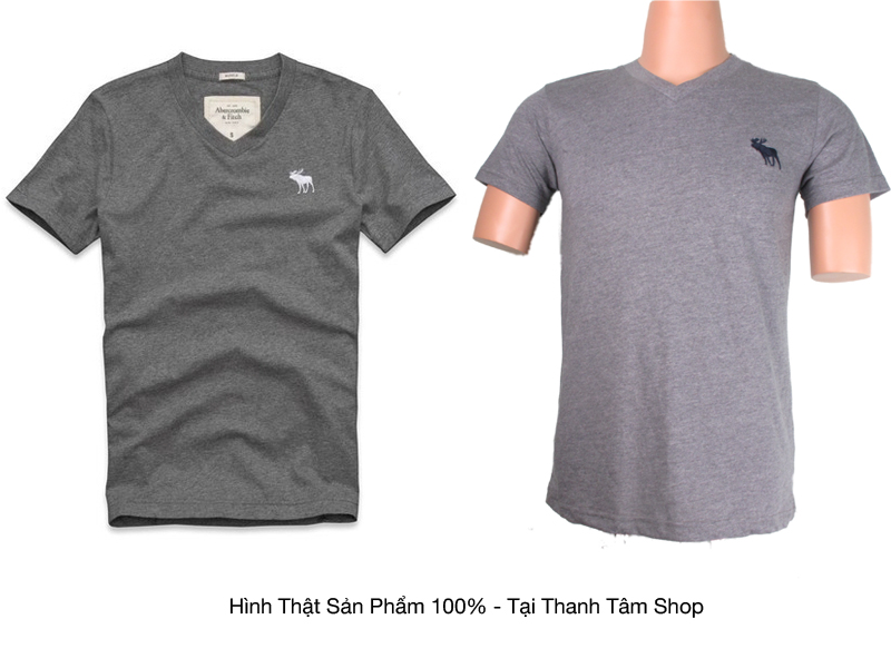 Áo thun nam cổ tim aber 2014 đẹp