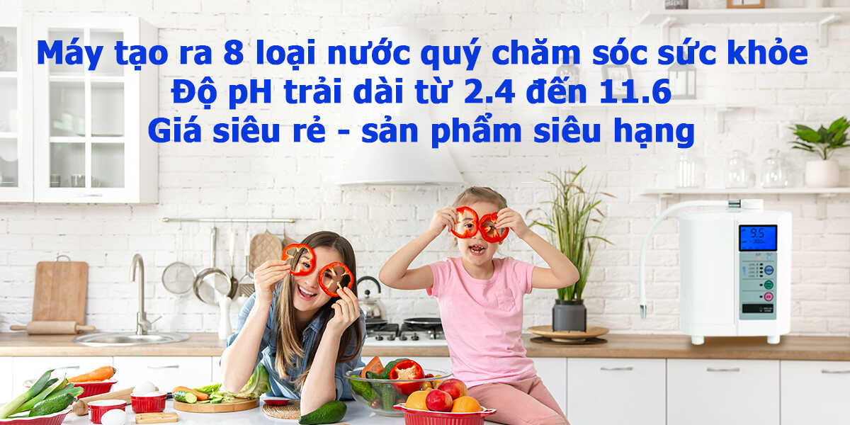 impart tạo ra 8 loại nước ion kiềm tốt cho sức khỏe dienmayklp