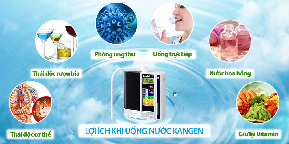 Kangen Leveluk SD501 - lợi ích khi uống nước ion kiềm - Điện máy KLP