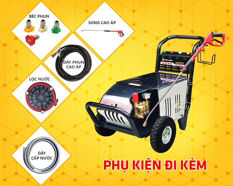 Máy phun rửa xe Palada 20M36-7.5T4