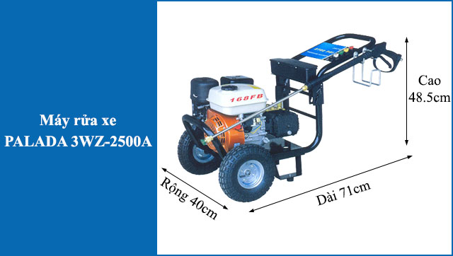 Máy rửa xe ô tô cao áp Palada 3WZ-2500A