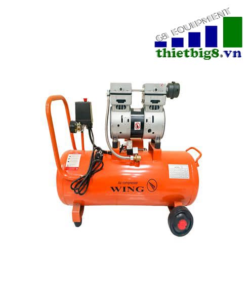 MÁY  NÉN KHÍ KHÔNG DẦU GIẢM ÂM WING TW-OF550-35L