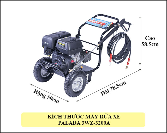 Máy rửa xe công nghiệp Palada 3WZ-3200A