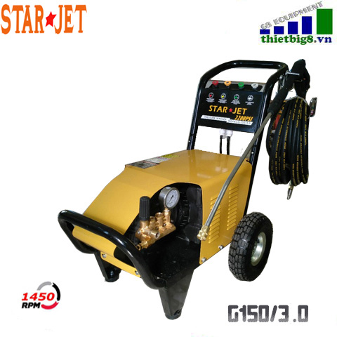 Máy rửa xe áp lực cao starjet 3KW 130bar