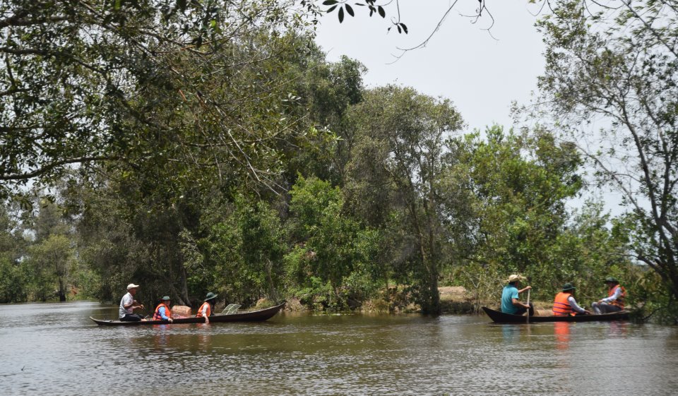 Một ngày lênh đênh Tràm Chim, ngắm chim, mò cua bắt cá