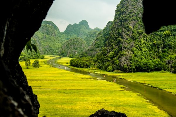 "Nghẹt thở" trước vẻ đẹp của sông Ngô Đồng