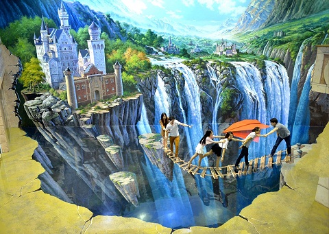 Đến với bảo tàng nghệ thuật tranh 3D Đà Nẵng chỉ cần “giơ máy lên là có vô ngàn ảnh đẹp”