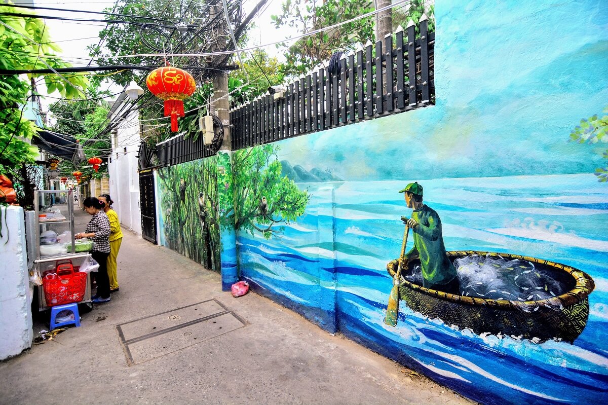 Khánh thành hẻm bích họa đầu tiên ở Đà Nẵng 29.03.2018