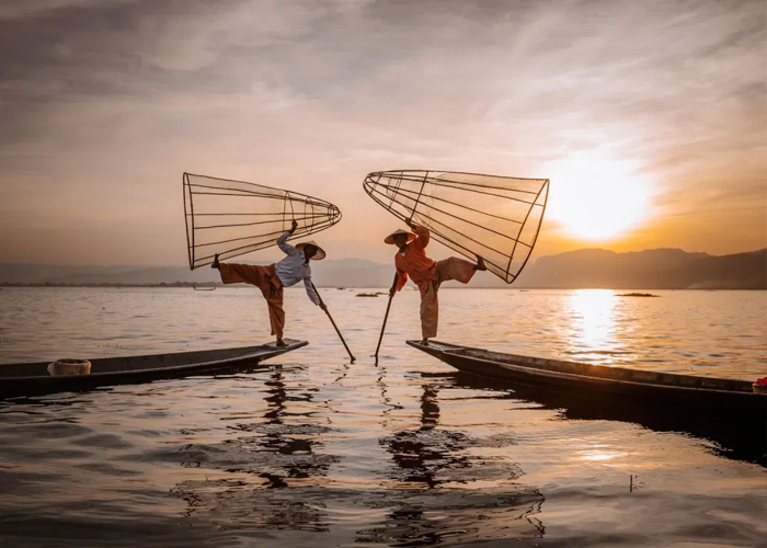 Ngắm hoàng hôn trên hồ Inle - Thiên đàng đẹp hơn nữa cũng chỉ thế mà thôi