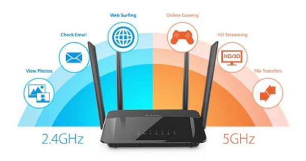 Loại băng tần chính của Wifi là 2.4GHz và 5GHz