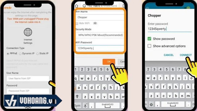 Hành động 3: Chọn 'WiFi Settings'.
