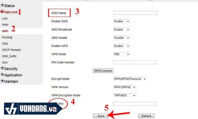 Cách đổi mật khẩu cho bộ phát WiFi FPT