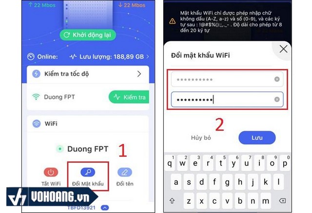 Chọn 'Quản lý WiFi'.