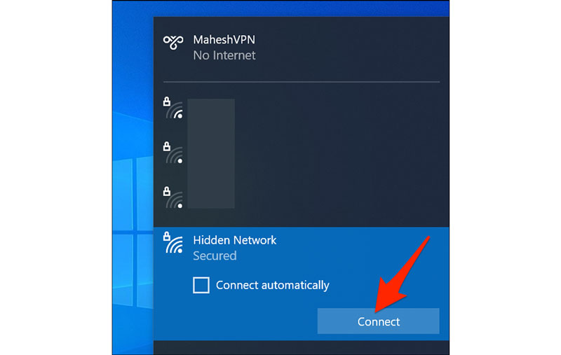 Chọn “Connect”