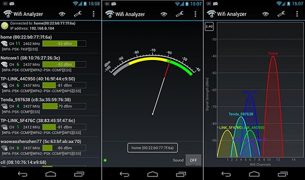 Wifi Analyzer ứng dụng hỗ trợ kiểm tra tín hiệu kết nối