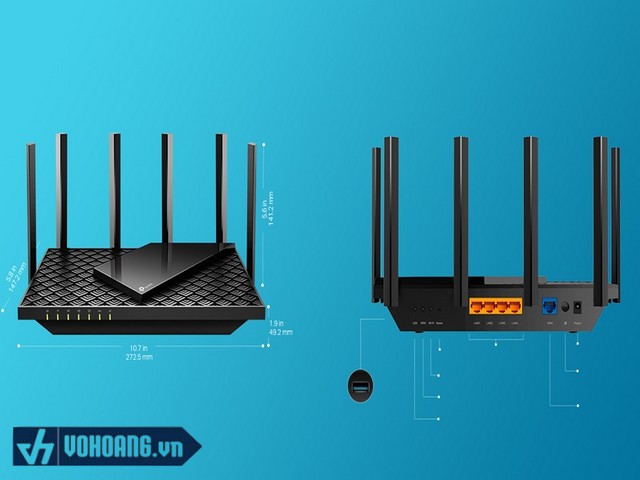 Thiết kế hiện đại và bắt mắt của Archer AX72