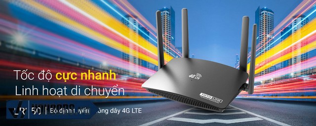 Giao diện đơn giản của bộ phát wifi 4G.