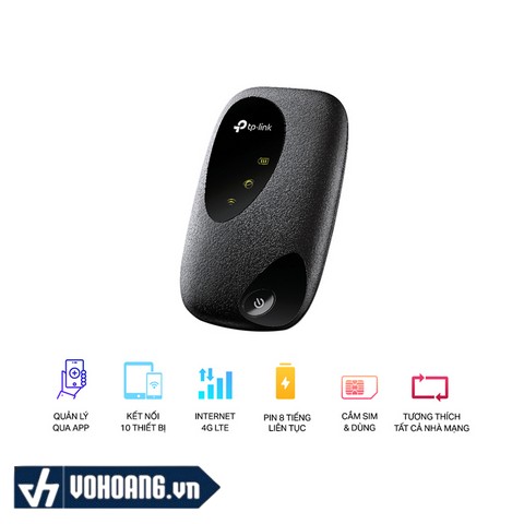 Bộ phát wifi 4G TP-Link M7000 dễ dàng bỏ túi
