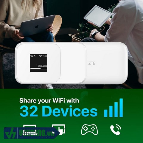 Nhiều thiết bị kết nối vào cùng một bộ phát wifi 4G