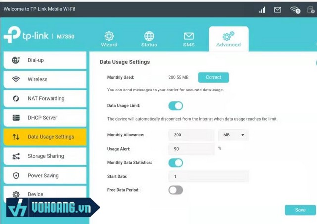 Thông qua giao diện web: