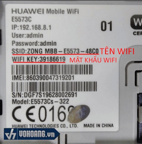 Kết nối điện thoại với cục phát Wifi Huawei