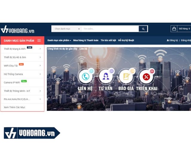 Liên hệ với Võ Hoàng – Đơn vị cung cấp và sữa chữa linh kiện điện tử Wifi