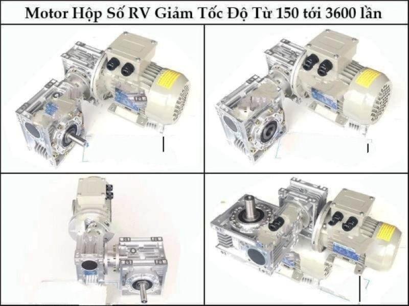 Motor hộp sô RV giảm tốc