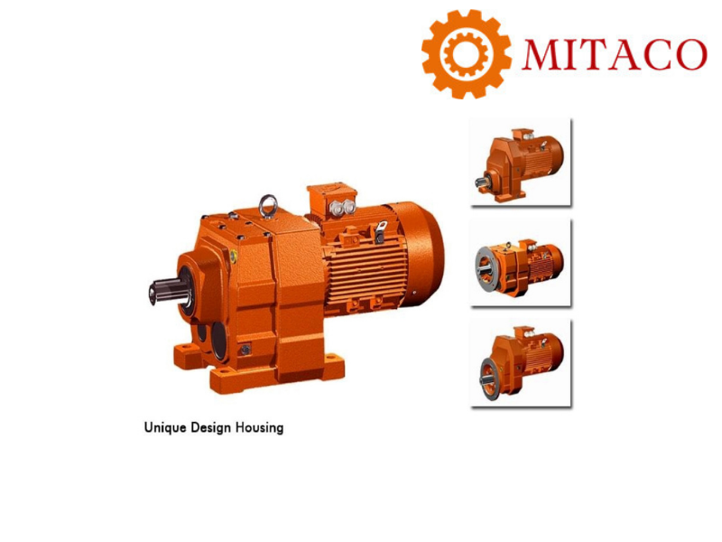 hộp giảm tốc trục song song chân đế