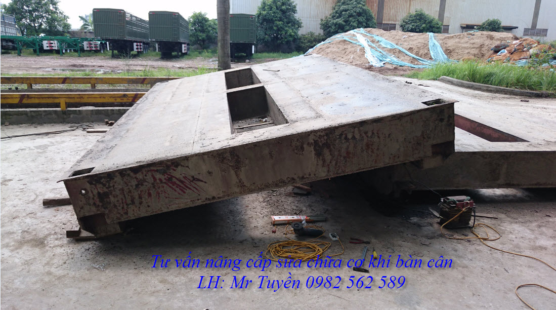 Sửa chữa bàn cân 120 tấn