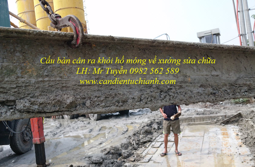 Bảo trì cân ô tô 100 tấn