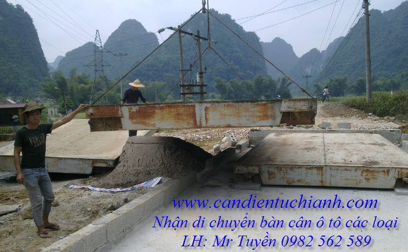 Di chuyển bàn cân đến vị trí mới