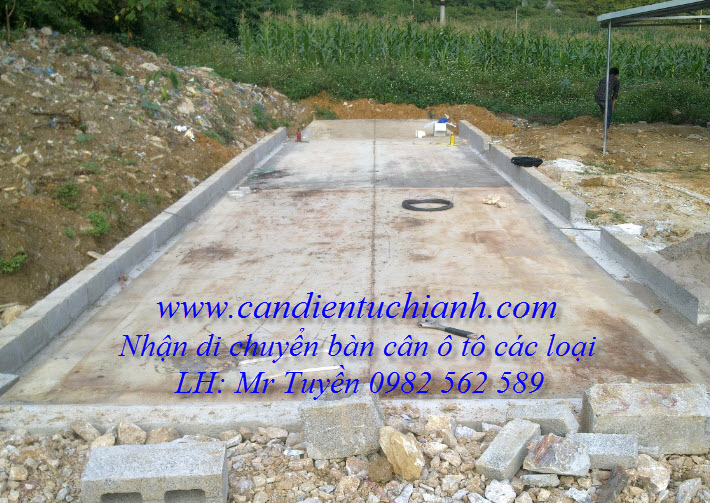 Cẩu và lắp đặt vào vị trí mới