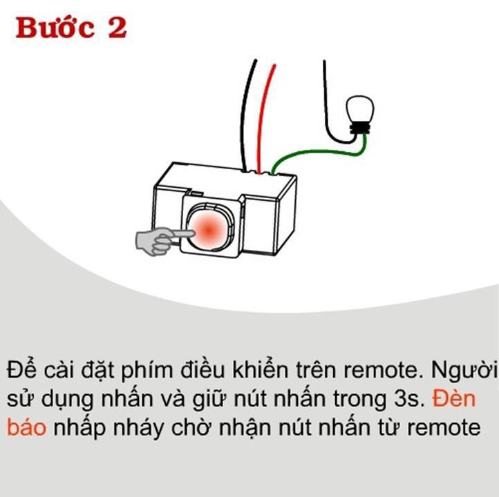 Công tắc điều khiển từ xa sóng RF TPE RI01