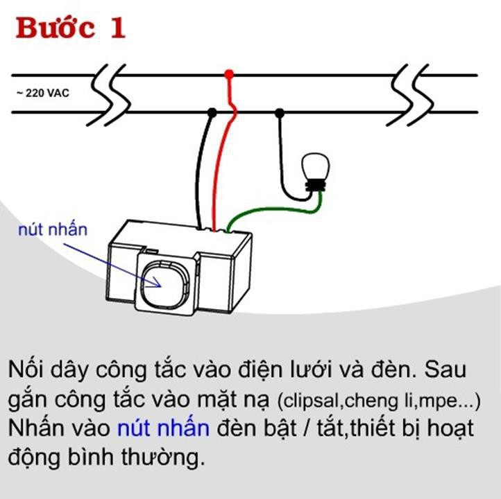 Công tắc điều khiển từ xa sóng RF TPE RI01