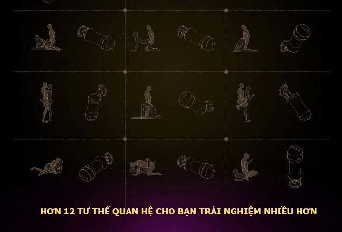 âm đạo giả dán tường Nano không rung