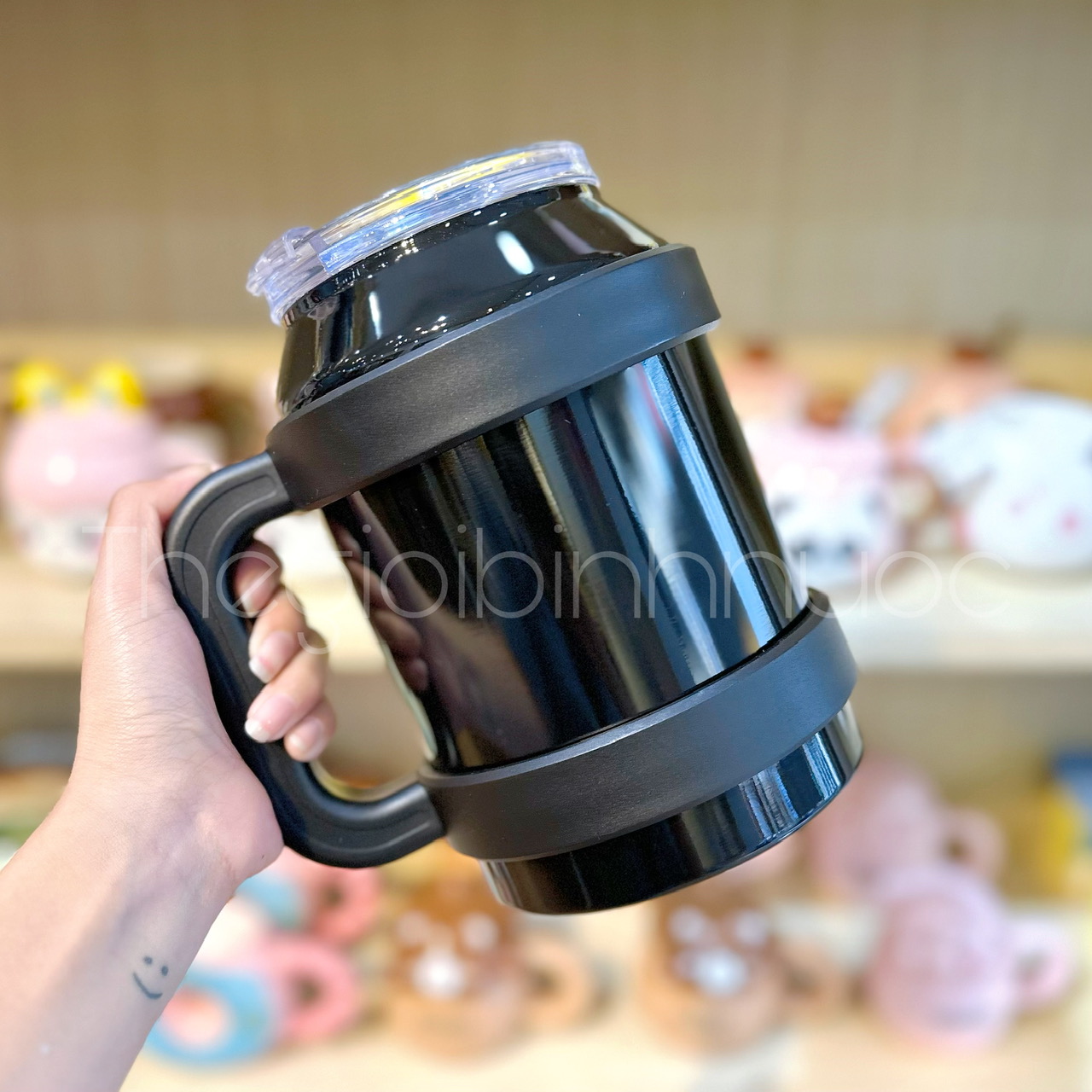 Ly Giữ Nhiệt Màu Pastel Dung Tích Lớn 1L5 INOX 304