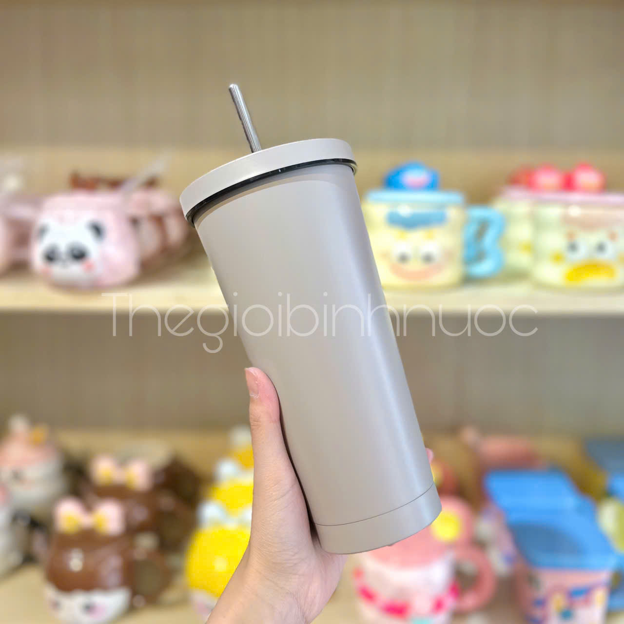 Ly Giữ Nhiệt Tone Pastel Xinh Xắn 750ML